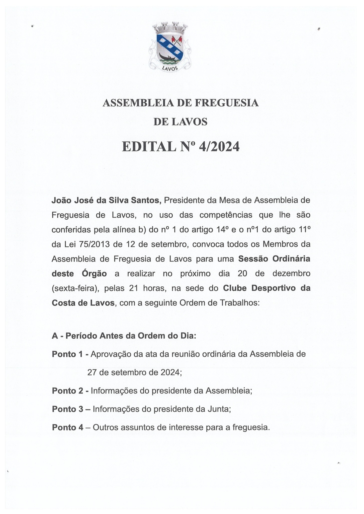 Edital Nº4/2024